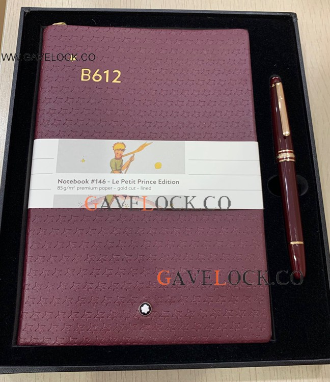 Set with Meisterstuck Rollerball & Le Petit Prince Red Notepad Set with Meisterstuck Rollerball & Le Petit Prince Red Notepad